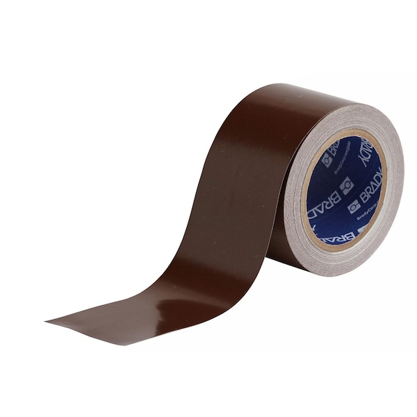 Floor Marking Tape, Vinyl, 3 in W., 100 ft L., 0.004 in Thickness